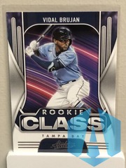 Vidal Brujan 2022 Panini Absolute Rookie Class Insert #RC-21 Tampa Bay Rays